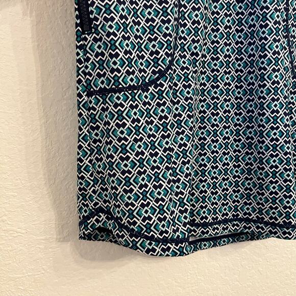 Tommy Bahama Island Active Dress Small Hooded Athletic Swim Coverup Geometric - Picture 4 of 10